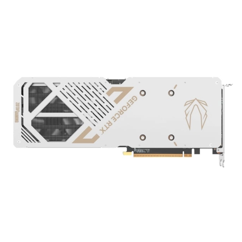 ZOTAC Nvidia Graphic Card RTX 5070 12GB DDR7 Gaming AMP White Edition Triple Fan view 3